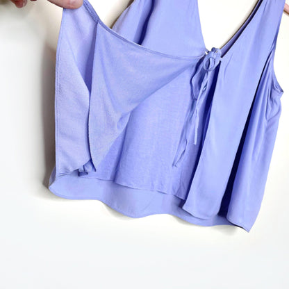 wilfred free kempner tie-back blouse - size small