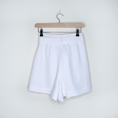 wilfred high rise new gelas paper bag shorts - size 8