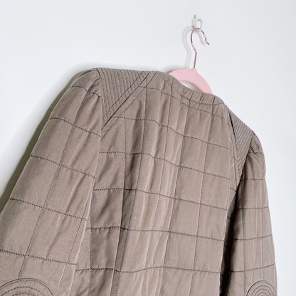 nwt wilfred dauphine quilted bomber jacket - size 8