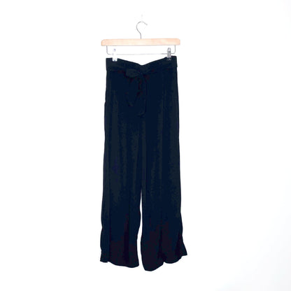 wilfred faun high rise tie back wide leg pants - size medium