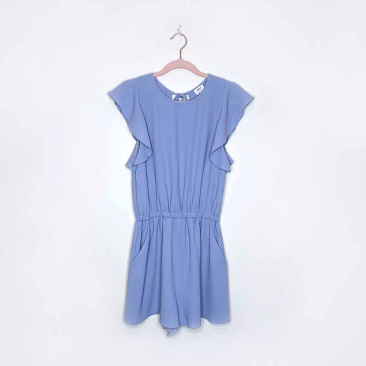 wilfred flutter sleeve fleurette romper - size small