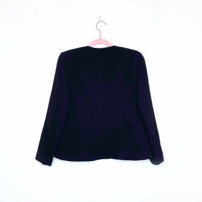 wilfred black exquis blazer jacket - size 2