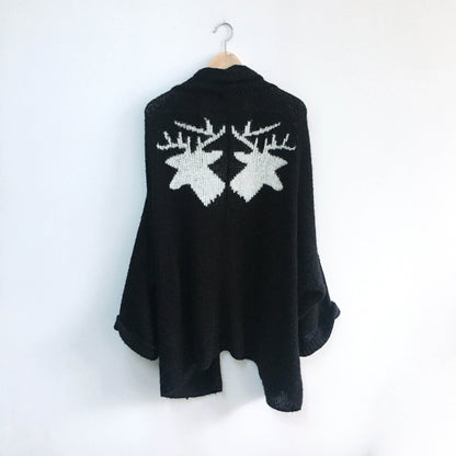 Wildfox wool-blend Deer Cardigan - size Medium