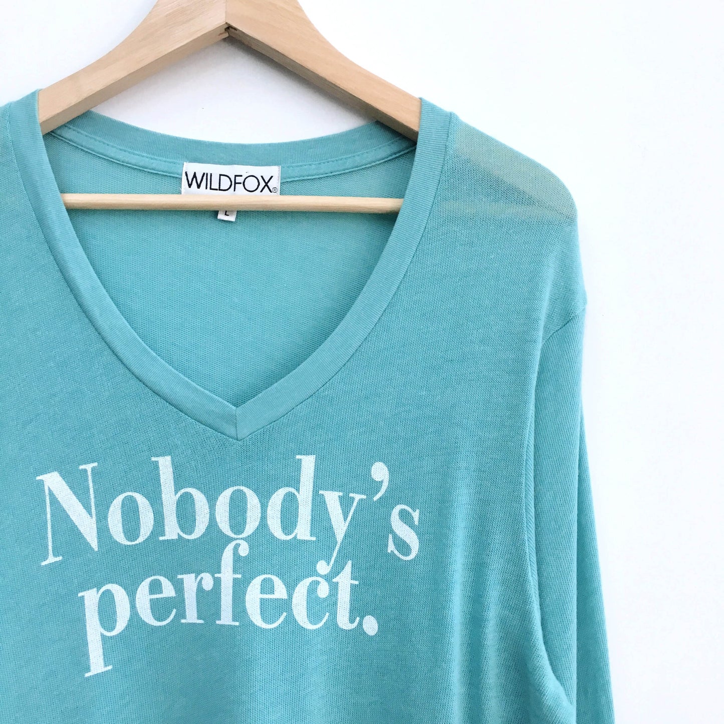 Wildfox Nobody's Perfect baggy beach pullover - size Large