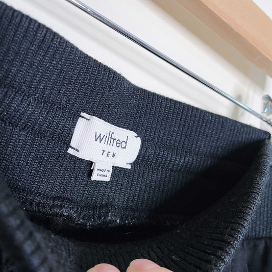 wilfred black buffon pants trouser joggers - size 10