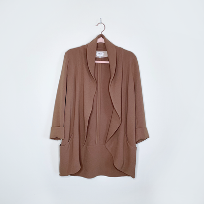 wilfred tan brown chevalier blazer jacket - size 2