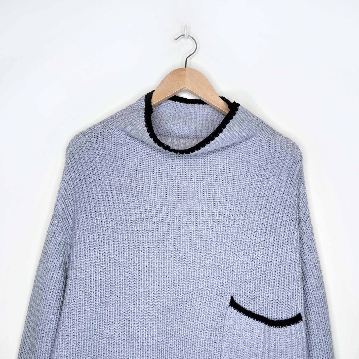 wilfred montpellier wool oversized knit pocket sweater - size 2