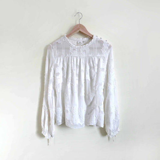 Aritzia Wilfred white Lourdes blouse - size xs