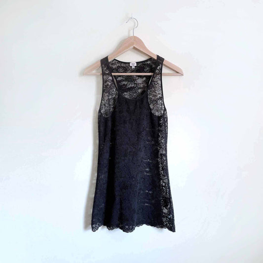 Wilfred stretch lace layering tank top - size Medium