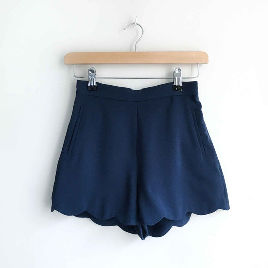 Wilfred Scallop High-waisted trouser shorts - size 0