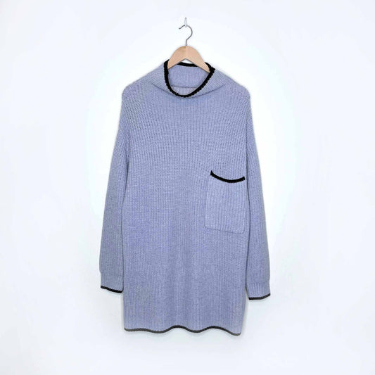 wilfred montpellier wool oversized knit pocket sweater - size 2