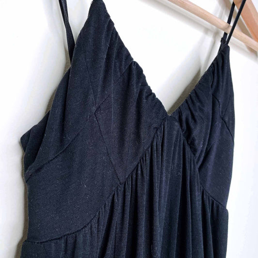 wilfred tank romper with silk waistline - size xs