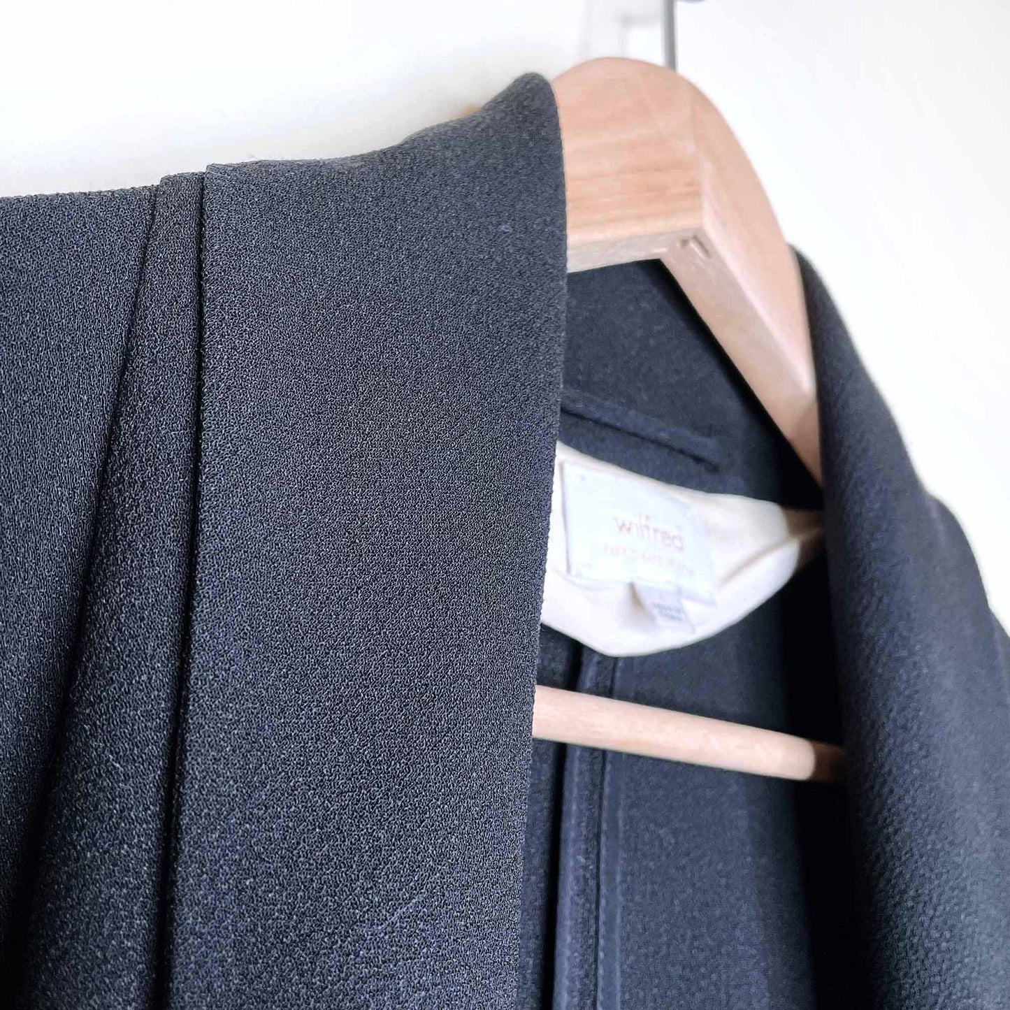 wilfred chevalier jacket open relaxed blazer - size 4