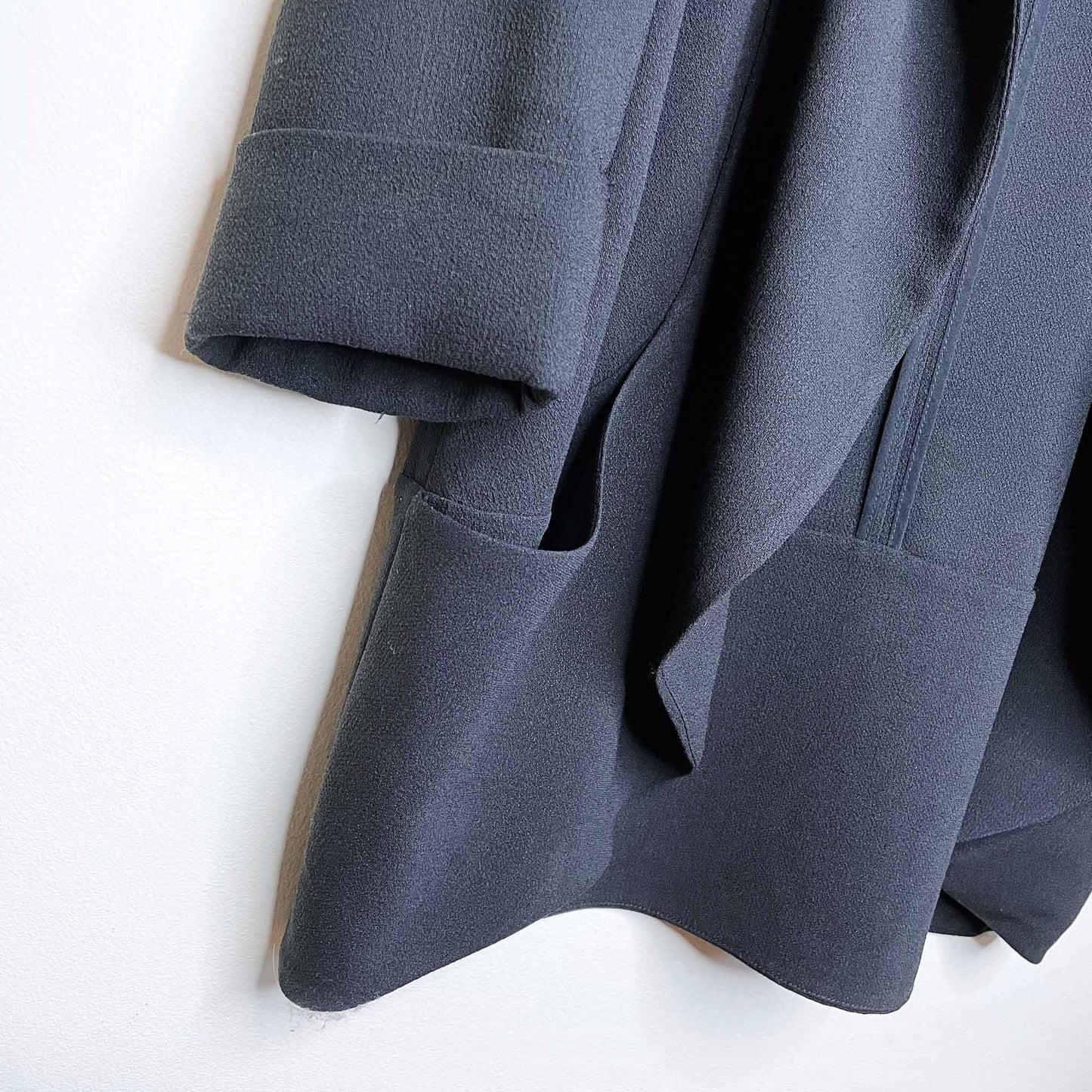 wilfred chevalier jacket open relaxed blazer - size 4