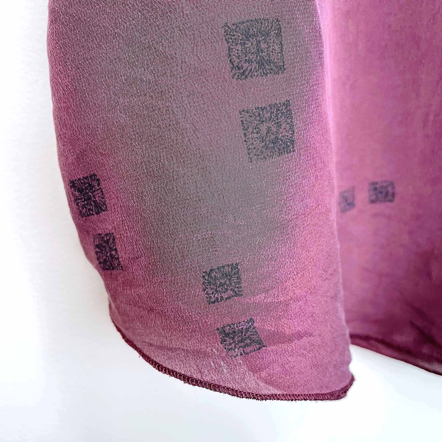 wilfred 100% silk printed tank - size small