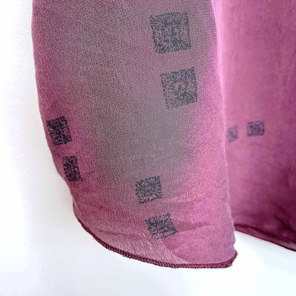 wilfred 100% silk printed tank - size small