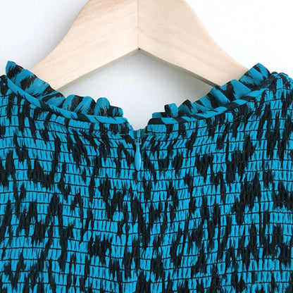 NWT Wilfred Lilith Animal Print Prairie Blouse - size xs