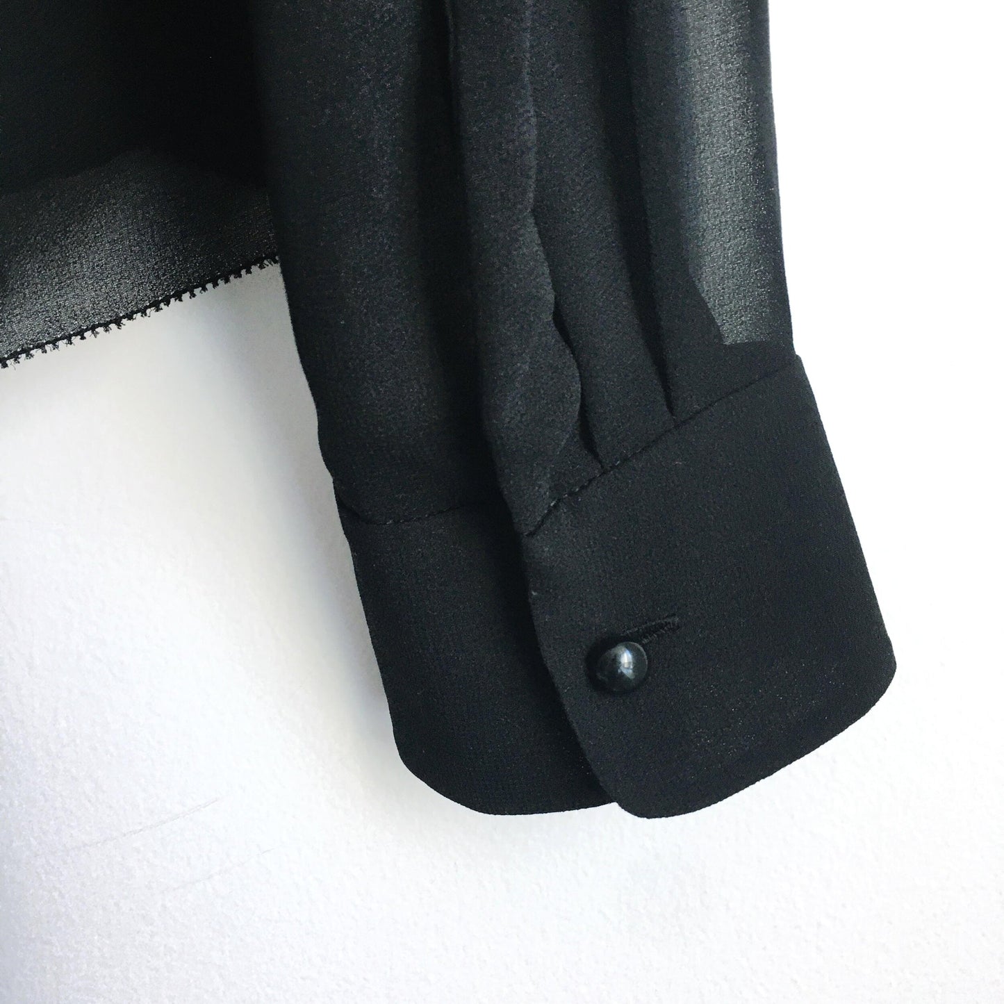 wilfred lilas ruffled chiffon blouse - size medium