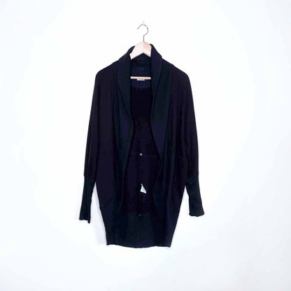 wilfred black diderot cocoon cardigan - size small