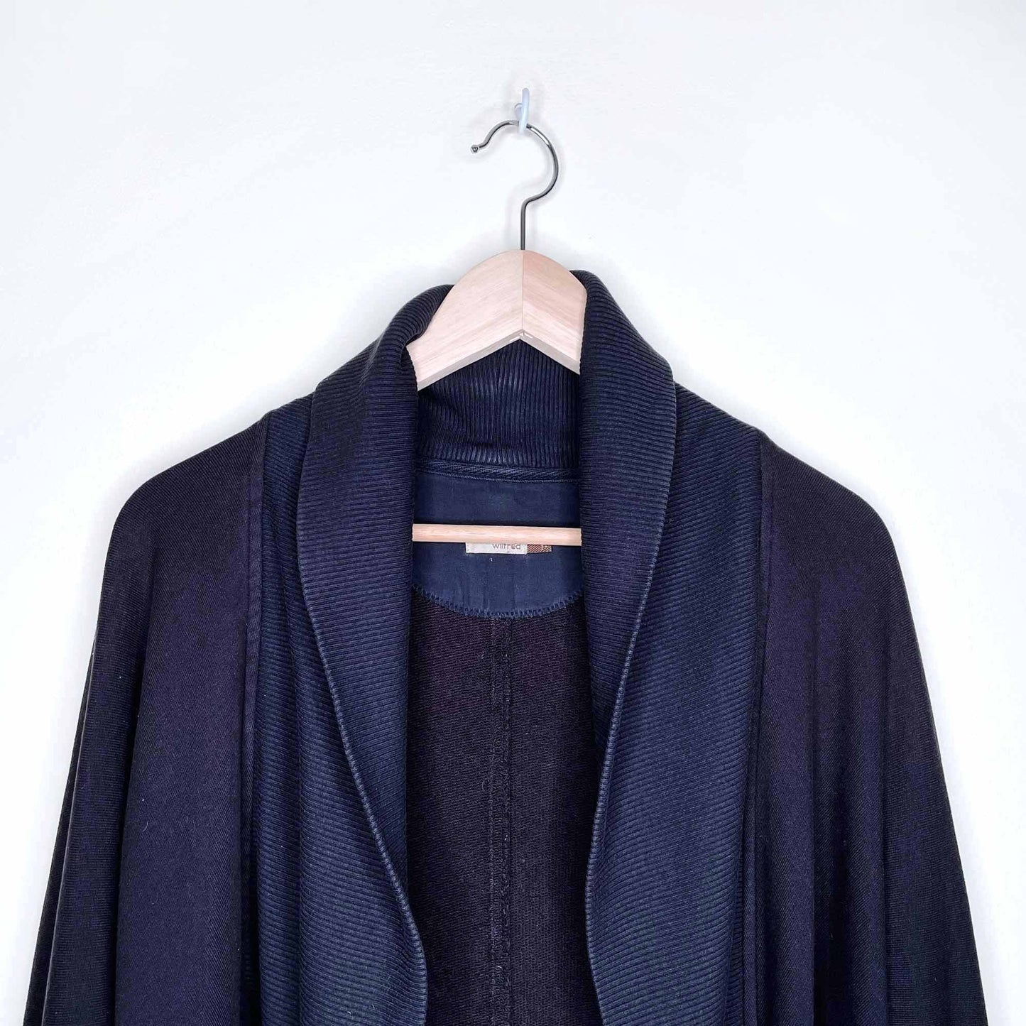 wilfred black diderot cocoon cardigan - size small
