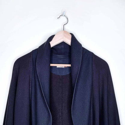 wilfred black diderot cocoon cardigan - size small