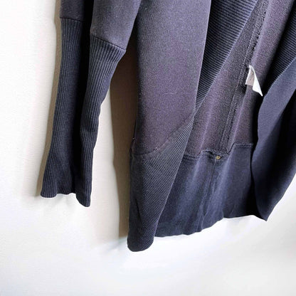 wilfred black diderot cocoon cardigan - size small