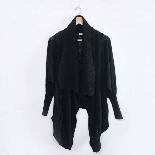 Wilfred oversized waterfall linen cardigan - size Medium