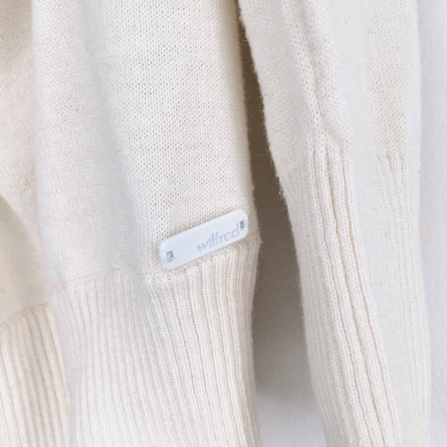 Wilfred cream silk-cashmere Flaubert cardigan - size Small