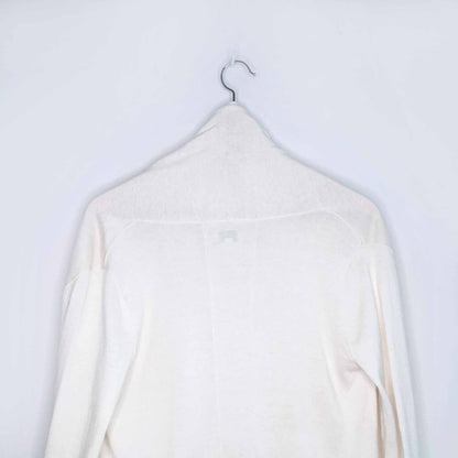 Wilfred cream silk-cashmere Flaubert cardigan - size Small