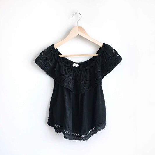 wilfred hollande off-shoulder blouse - size xxs