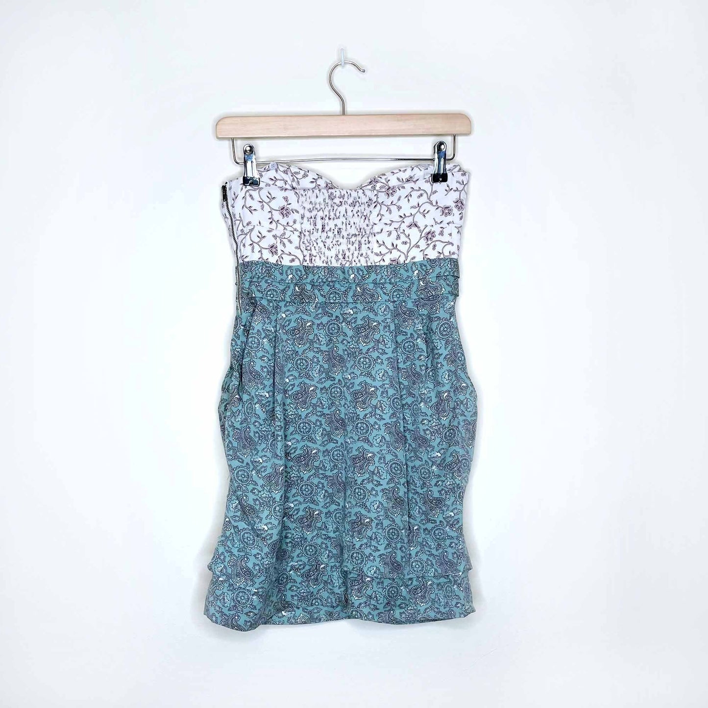 Wilfred strapless floral summer dress - size 4