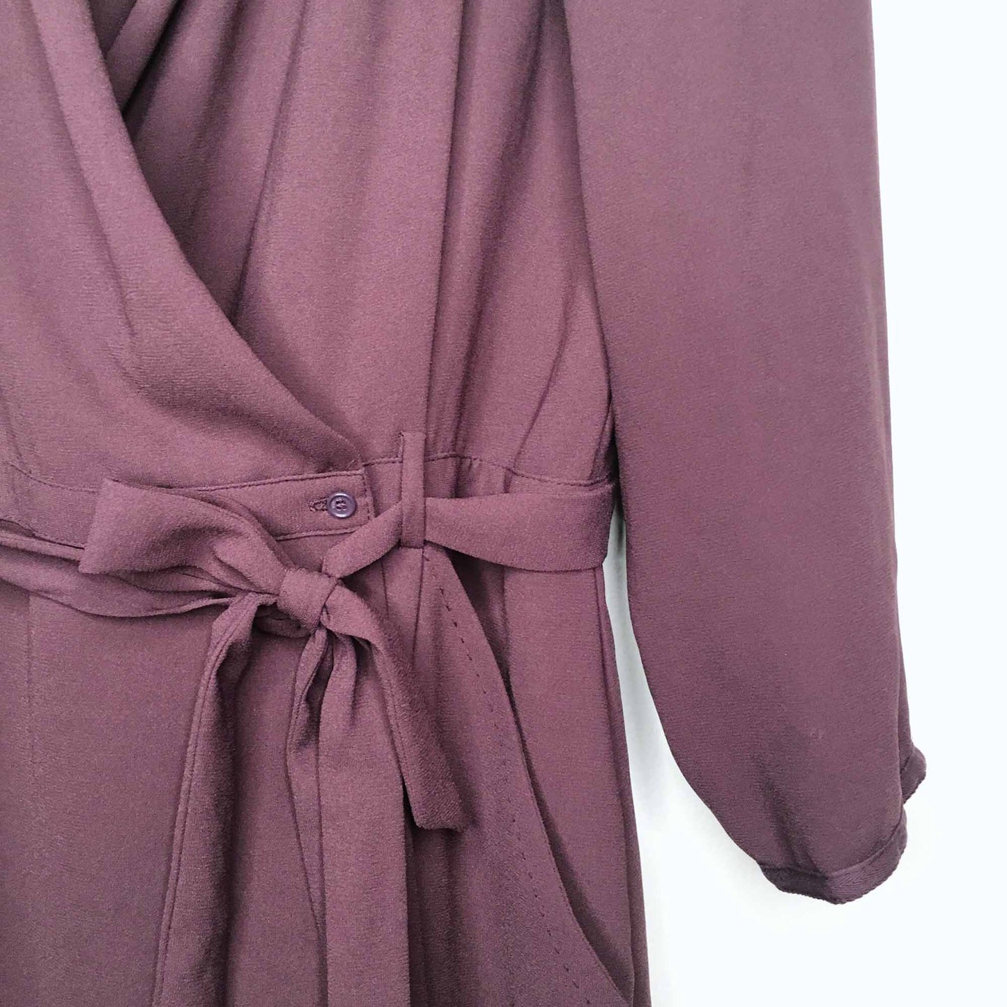 Wilfred Franca long sleeve wrap dress - size 6