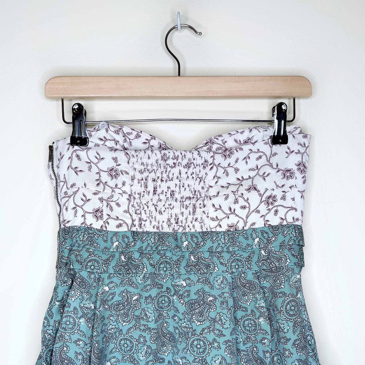 Wilfred strapless floral summer dress - size 4