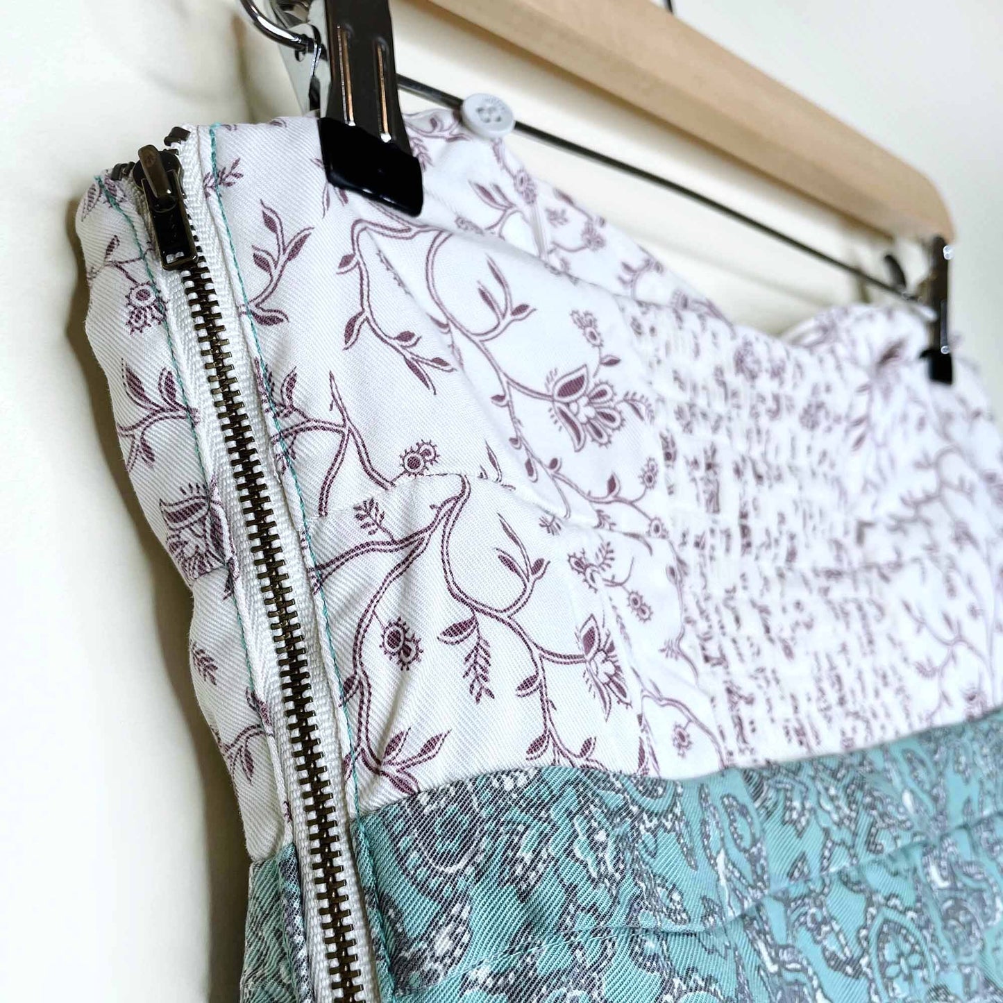 Wilfred strapless floral summer dress - size 4