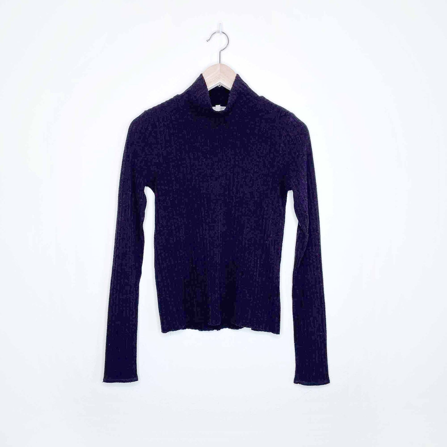 Wilfred Free Mariel mock neck ribbed sweater - size Small