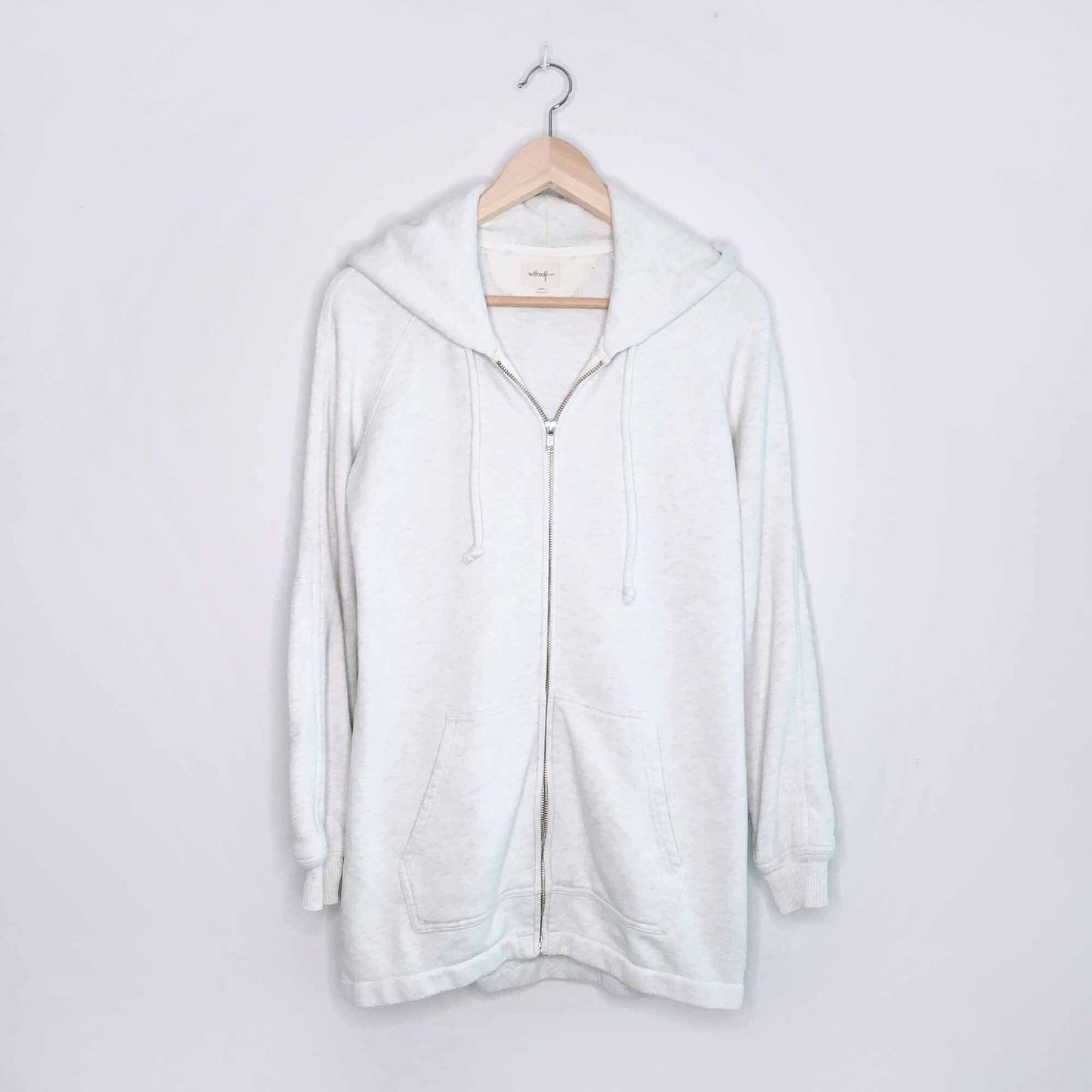 Wilfred Free long hooded sweatshirt zip-up - size xxs