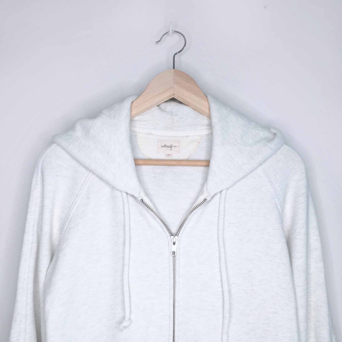 Wilfred Free long hooded sweatshirt zip-up - size xxs