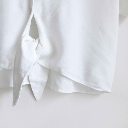 Wilfred Free Tie Front cropped Blouse - size xs