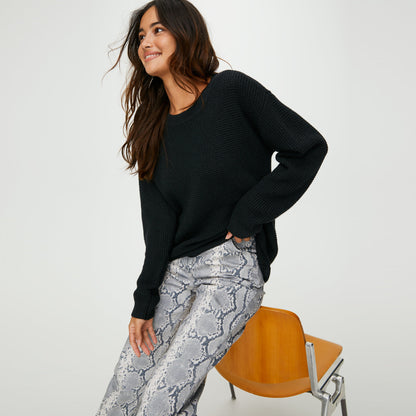 Wilfred Free Isabelli Waffle Sweater - size xxs