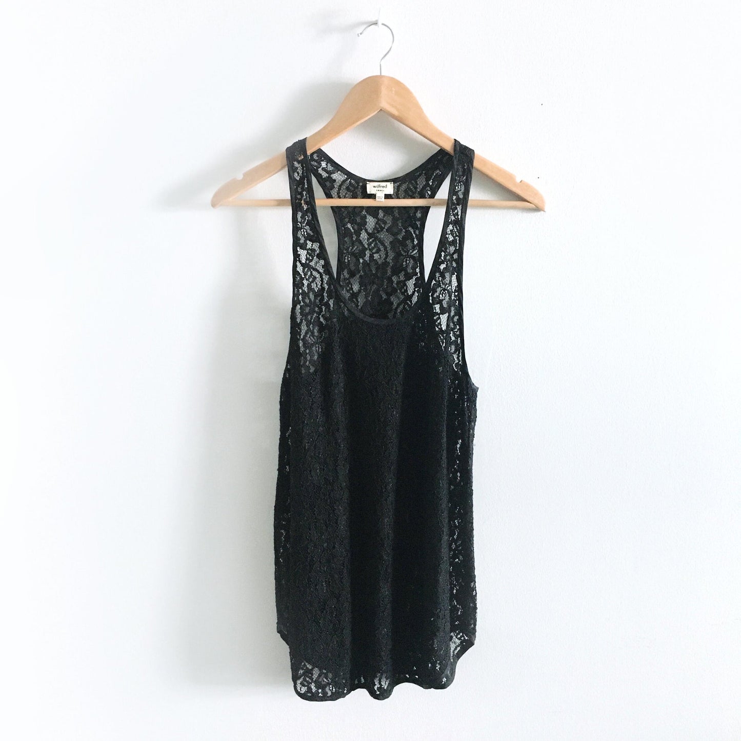 Wilfred Madeline Lace Racerback Tank - size Small