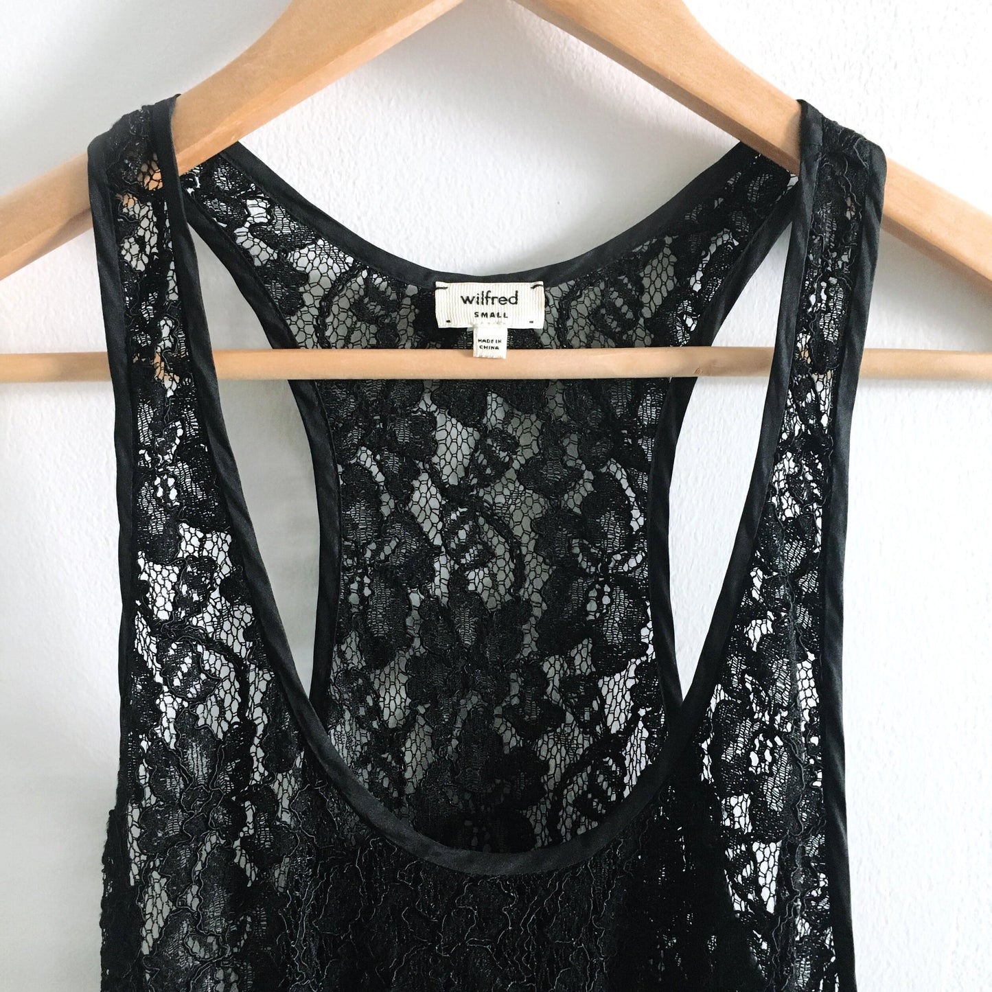 Wilfred Madeline Lace Racerback Tank - size Small