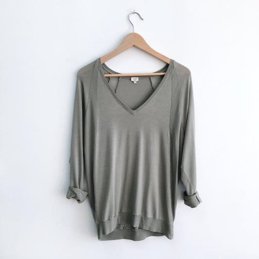 Wilfred Oversized Long Sleeve Tee - size xxs