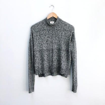 Wilfred speckled mock neck wool sweater - size xxs