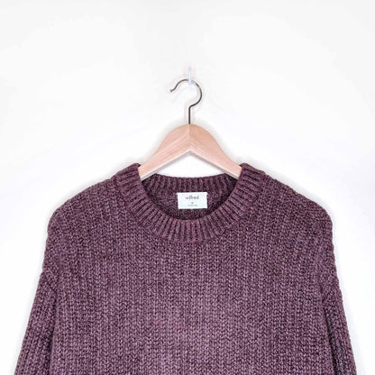 wilfred essential chenile crewneck sweater - size medium