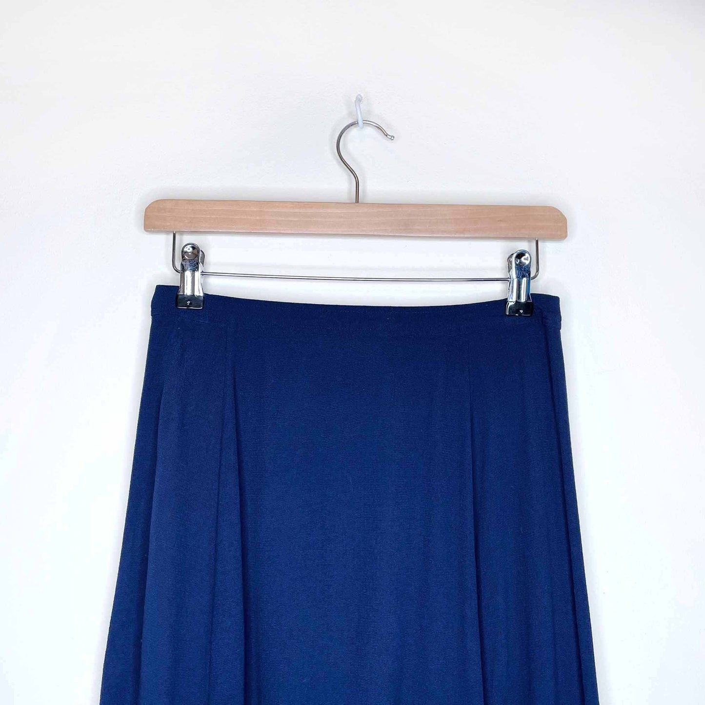 wilfred amelie high rise button front midi skirt - size 6