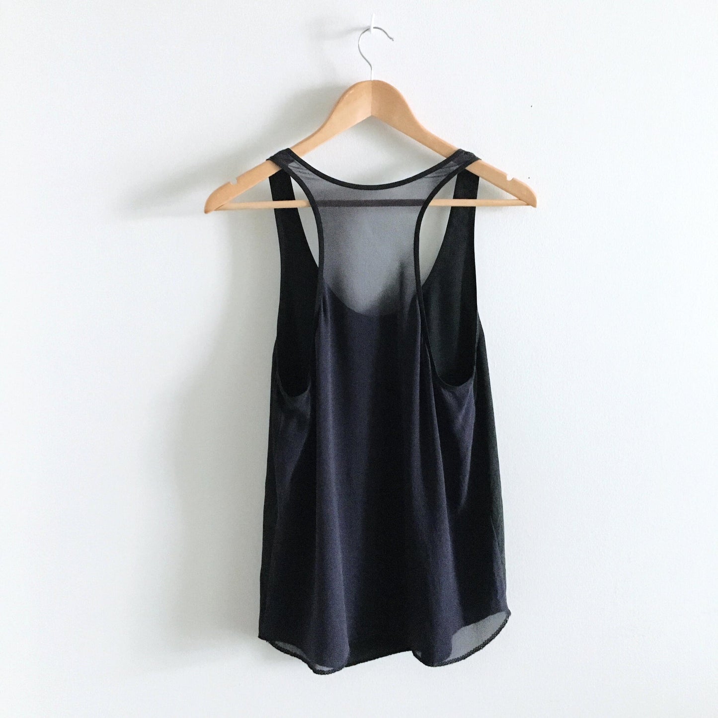 Wilfred silk &amp; chiffon pocket tank - size Small