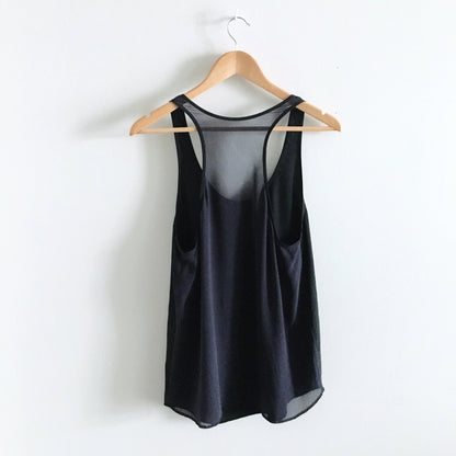 Wilfred silk &amp; chiffon pocket tank - size Small