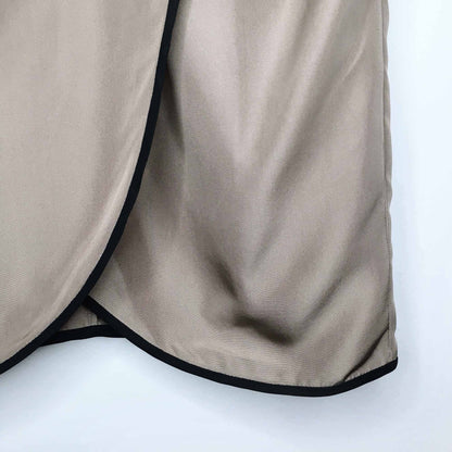 wilfred high rise silk wrap tulip skirt - size 4