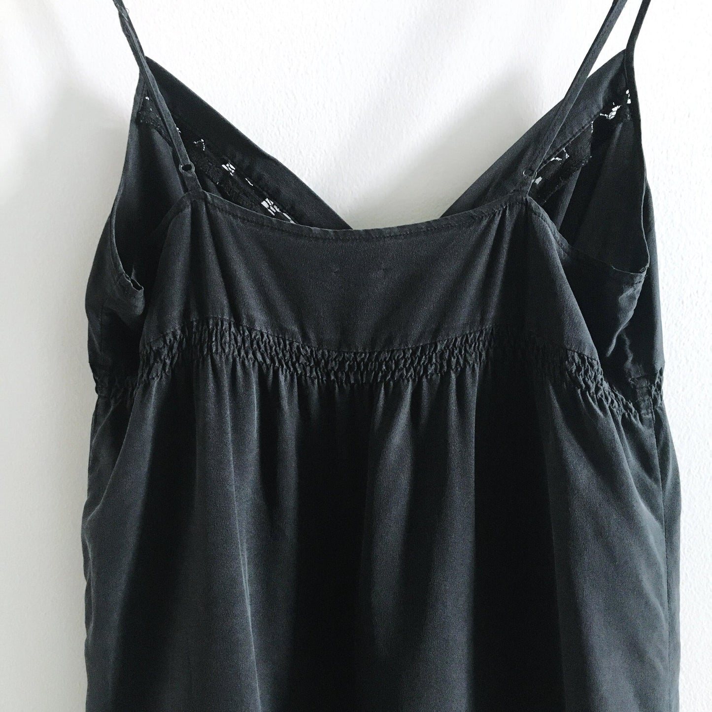 Wilfred silk blouse with lace trim - size Small