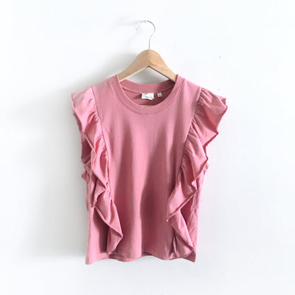 Wilfred Agathe Ruffle Tee - size Small